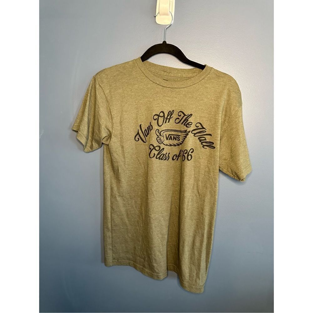 Vans Tee Men’s Off The Wall Class of 66 Top Tan Size Small